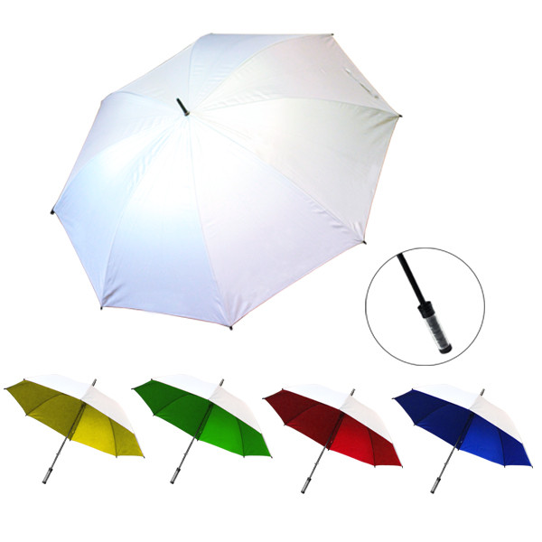 UMUWM3072 30" Manual Silver Coated Umbrella 