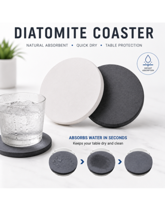 CO60534 Coaster Diatomite 