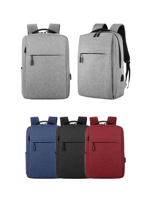 BGL181665 Laptop Backpack with USB Port Water Repellent Nylon 
