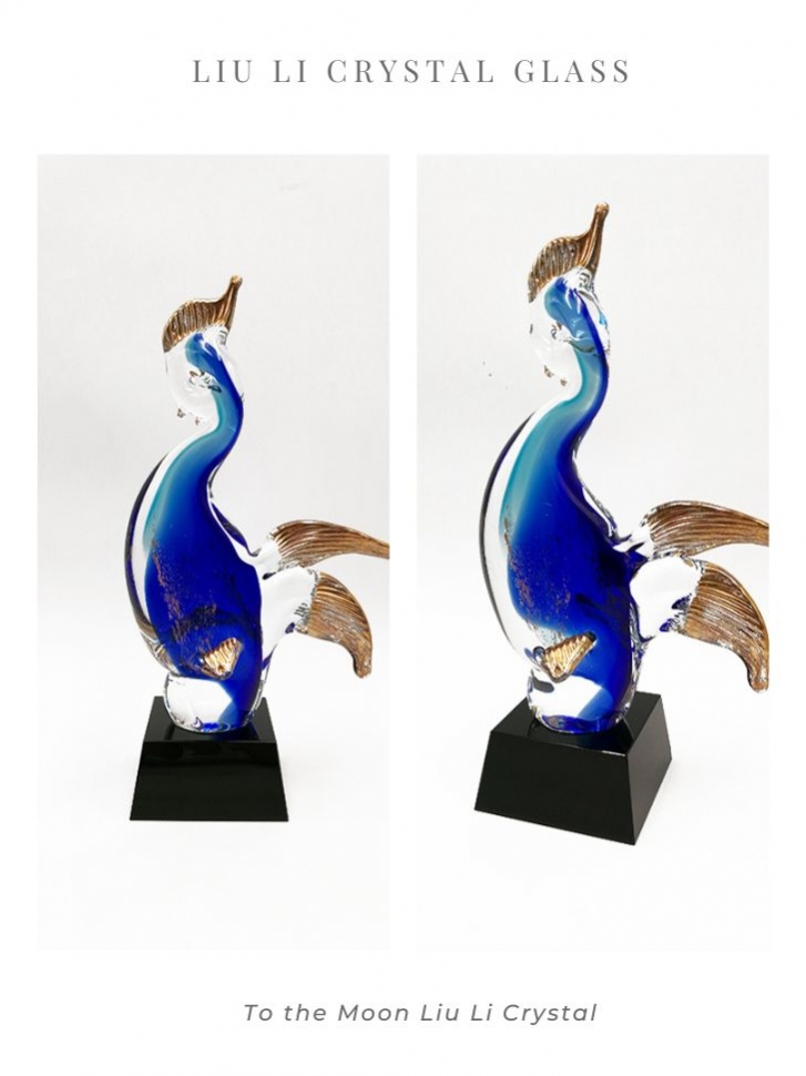 Liu Li Crystal Glass - To The Moon Crystal Trophy