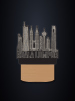 EG17010-LW-PC17010 Kuala Lumpur LED Plaque