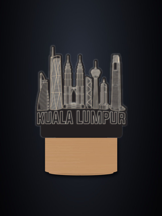 EG17010-LW-PC17010 Kuala Lumpur LED Plaque 