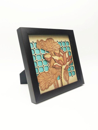 Lotus Flower Premium Framed Art LI175363 