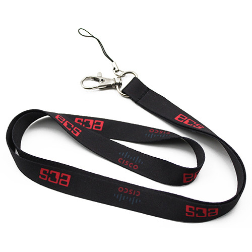 SSO01 15mm Heat Transfer Lanyard 2 Side With Lobster Hook and Handphone Ring 