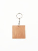 Wooden Square Keychain - Wooden Square Keychain