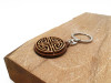 Wooden Keychain Design of Luck 福  - Wooden Keychain Design of Luck 福 