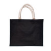 CBOBG5786 Black Laminated Canvas Bag 40cm(L) x 15cm(W) x 35cm(H) - CBOBG5786 Black Laminated Canvas Bag 40cm(L) x 15cm(W) x 35cm(H)