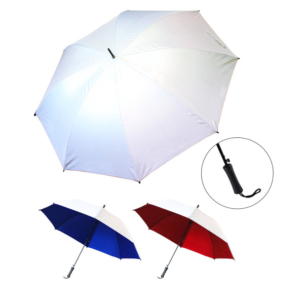UMUVA2769 27" Auto Silver Coated Umbrella 