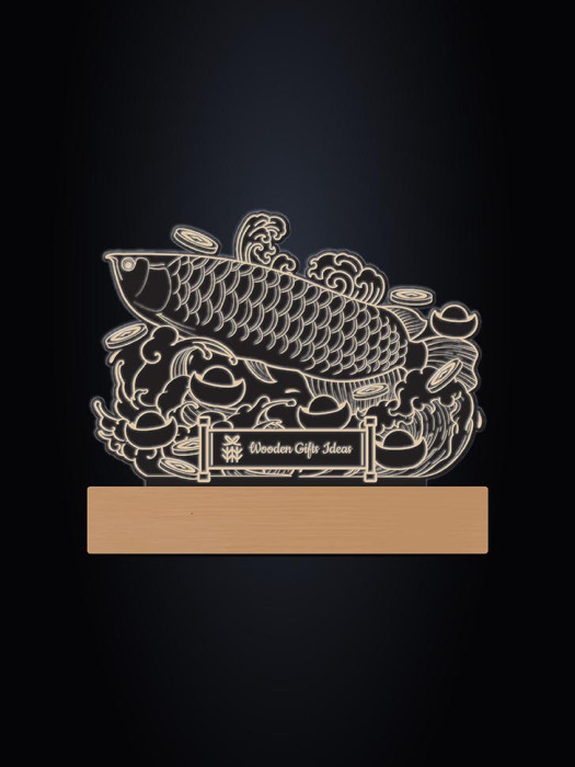 TPA923008-04(EG17013-LW-PC17013) Arowana LED Plaque 