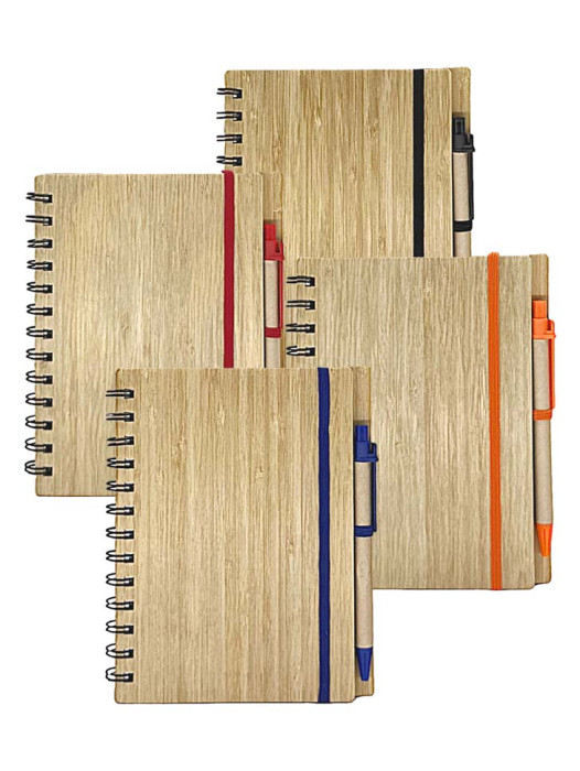 NBEC2655 Bamboo Cover with Pen 