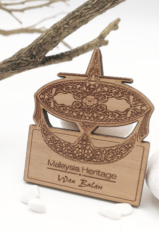 Wau Bulan Wooden Magnet Wau Bulan Wooden Magnet