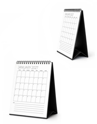 CLD900072P Premium Desk Calendar Potrait Style Hard Stand Custom