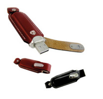 CGVDL1819-G Leather USB Flash Drive