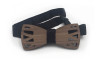Toro Walnut Wooden Bow Tie  - Toro Walnut Wooden Bow Tie 