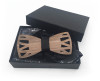Toro Walnut Wooden Bow Tie  - Toro Walnut Wooden Bow Tie 