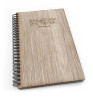 Bunga Raya Grains Wooden Notebook - Bunga Raya Grains Wooden Notebook