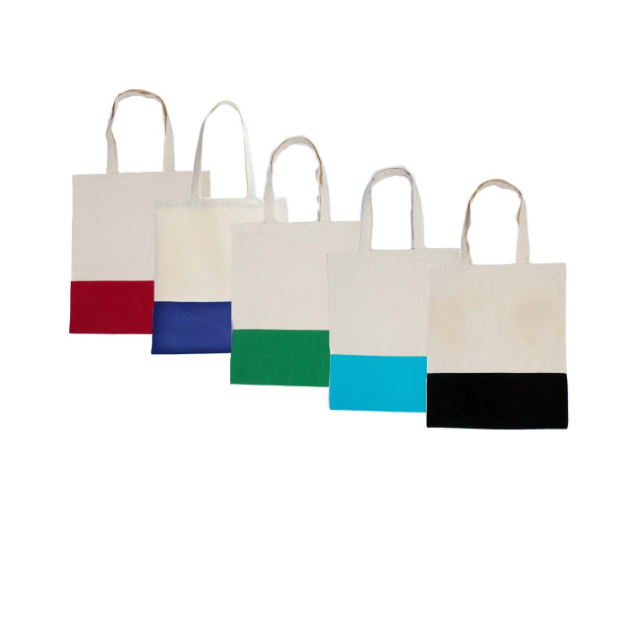 CB210835 8oz Canvas Bag Two Tone Colour 42cm(H) x 37cm(L) 