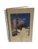 KLCC Petronas Twin Tower A5 Wooden Notebook  - KLCC Petronas Twin Tower A5 Wooden Notebook 