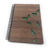 Walnut A5 Wooden Notebook  - Walnut A5 Wooden Notebook 