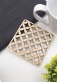 Square Minimalist Wood Coaster - Square Minimalist Wood Coaster