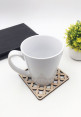 Square Minimalist Wood Coaster - Square Minimalist Wood Coaster