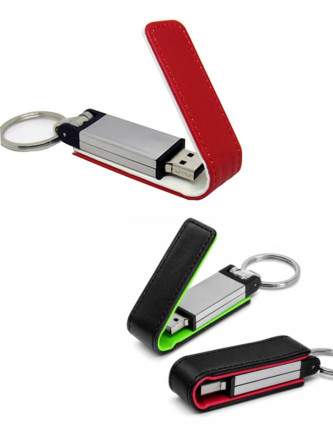 CGVDL1829-G Leather USB Flash Drive
