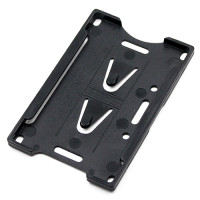 Plastic ID Card Holder for Lanyard (Solid Colour)