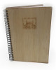 Etched Picture A5 Wooden Notebook - Etched Picture A5 Wooden Notebook