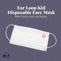Custom 3 ply Kids Ear Loop Face Mask Disposable