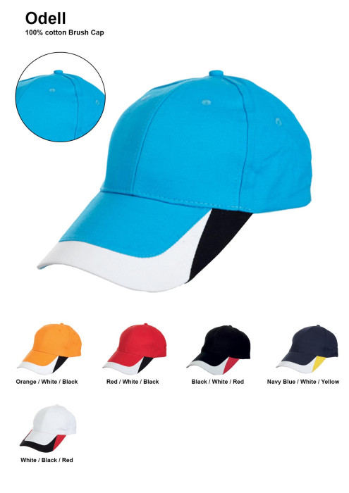 CP101920 Odell 100% Cotton Brush Cap  