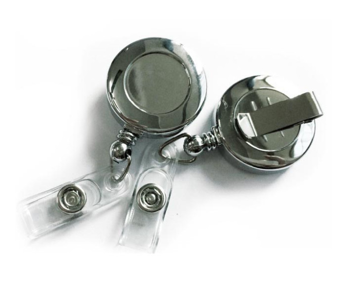 Chrome Plastic Yoyo Tag 