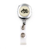 Chrome Plastic Yoyo Tag - Chrome Plastic Yoyo Tag