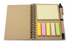 NB00104WD / NB02 KLCC Eco Notebook With Sticky Note - NB00104WD / NB02 KLCC Eco Notebook With Sticky Note