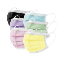 Face Mask 3 Ply In Colour For Adults and Children