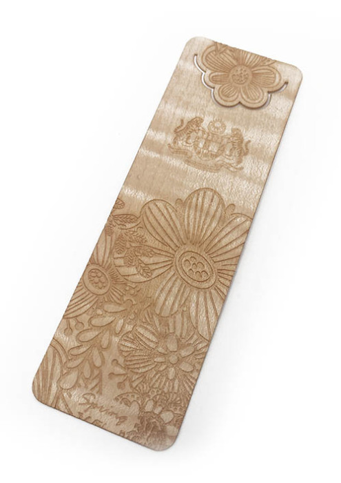 4 Seasons Wooden Bookmark 