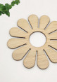 Flower Wood Coaster (119W0019) - Flower Wood Coaster (119W0019)