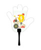 HFA9000-H2 Hand Shape Paper Hand Fan Full Colour 2 Side Print - HFA9000-H2 Hand Shape Paper Hand Fan Full Colour 2 Side Print