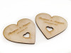 Heart Wooden Coaster - Heart Wooden Coaster