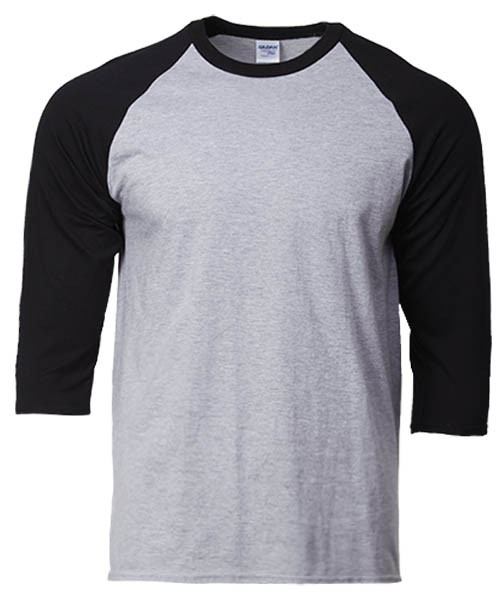 Gildan 3/4 Sleeve Raglan T-Shirt 76700 