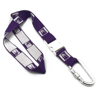 Mountaineering Hook Woven Lanyard With Carabiner Hook