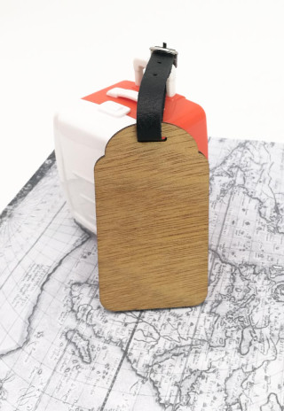 Wooden Luggage Bag Tag  Wooden Luggage Bag Tag