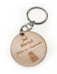  Wooden Key Ring Custom Shape  -  Wooden Key Ring Custom Shape 