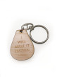  Wooden Key Ring Custom Shape  -  Wooden Key Ring Custom Shape 