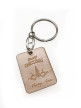  Wooden Key Ring Custom Shape  -  Wooden Key Ring Custom Shape 