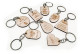  Wooden Key Ring Custom Shape  -  Wooden Key Ring Custom Shape 