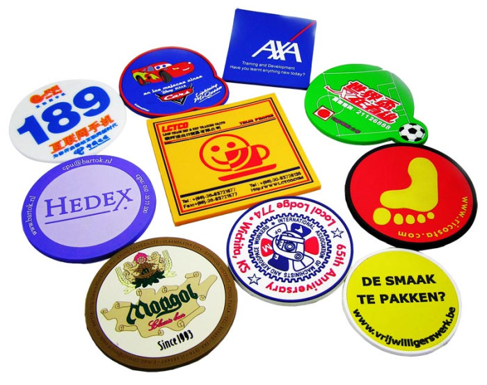 PVC Rubber Coasters 