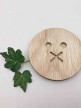 Emoji Silent Wood Coaster (117W0024) - Emoji Silent Wood Coaster (117W0024)