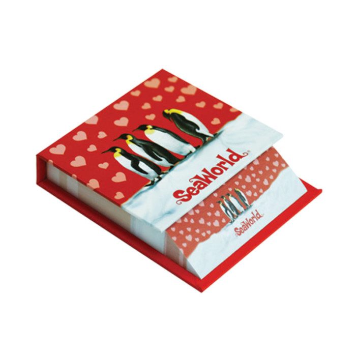 Hard Cover Sticky Memo Pad 