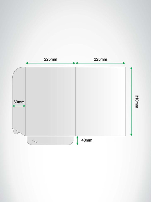 PP90010-0172 Artcard Corporate Folder With Custom Printing 