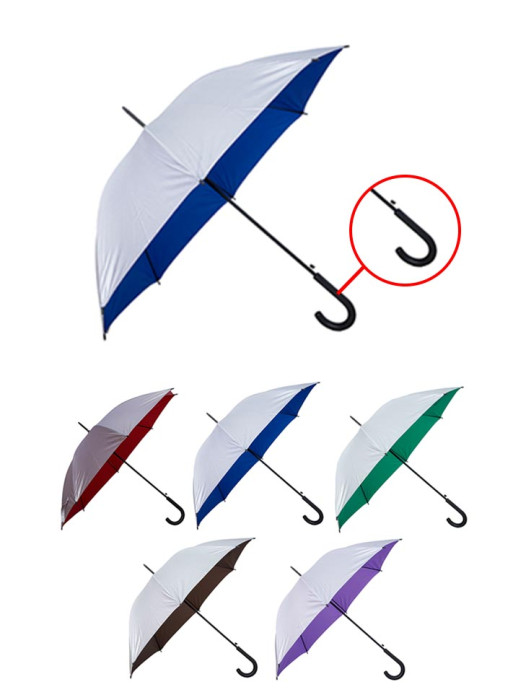 UMM0130 24" Silver Coated Umbrella 